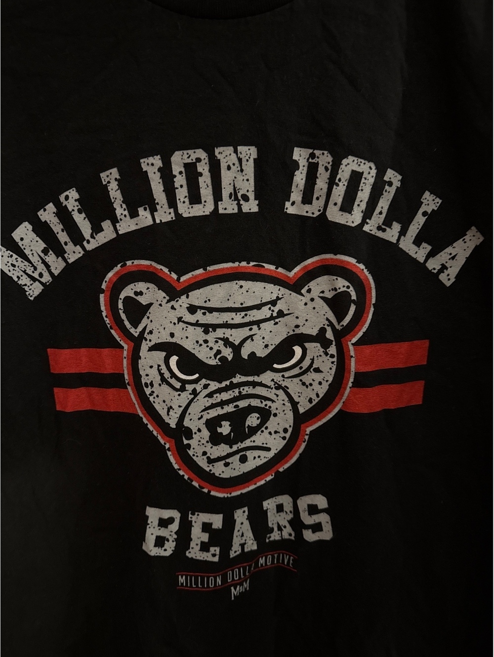 Million Dolla Bears Black Graphic T-Shirt Xl View 3